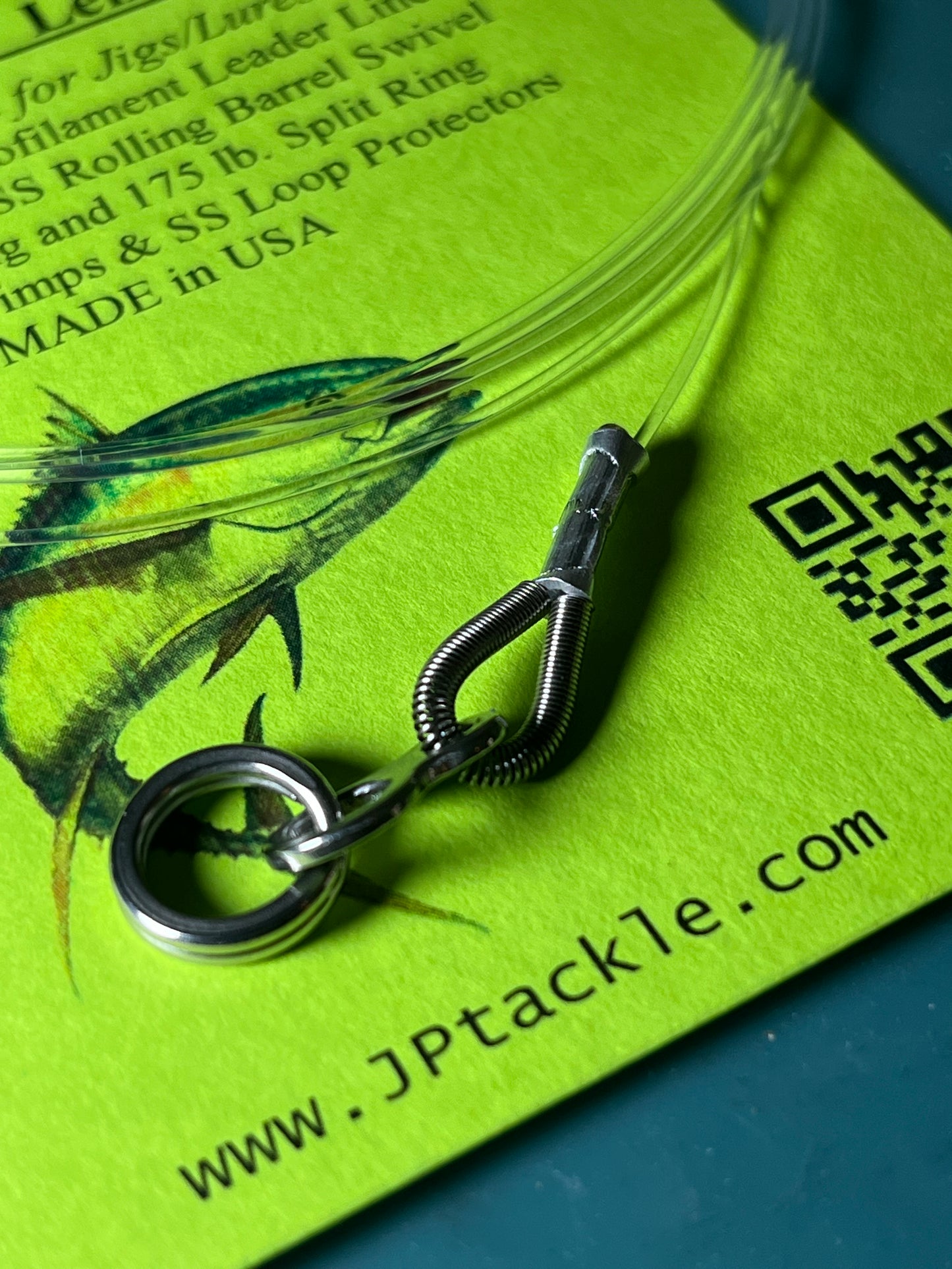 *BFT* 100 lb. 5’ Big Freakin’ Tuna Jig/Lure Leaders (2 Pack)