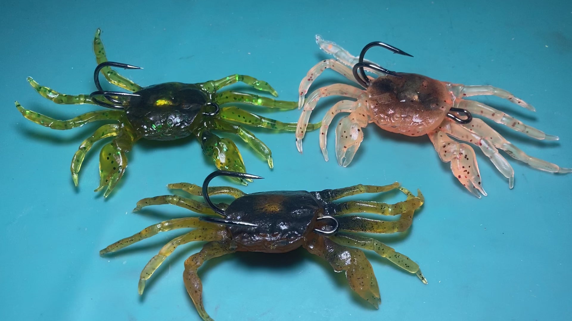 3 PACK Crawlin' Crab 3 inch Crab Walking Legs Soft Fishing Lure Ready –  Jackpot Tackle