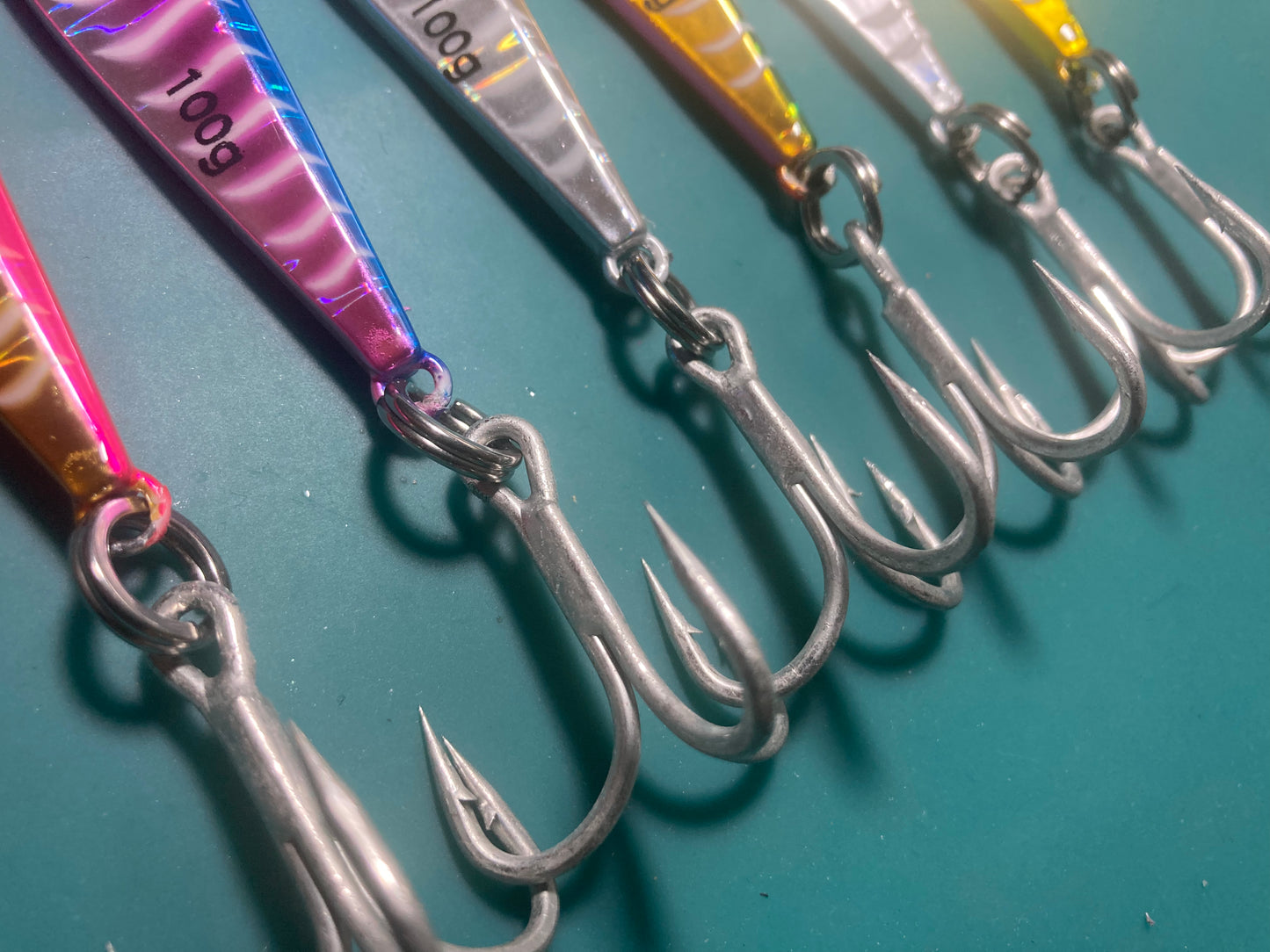 Tiger Knife Glow Speed Casting Jigs