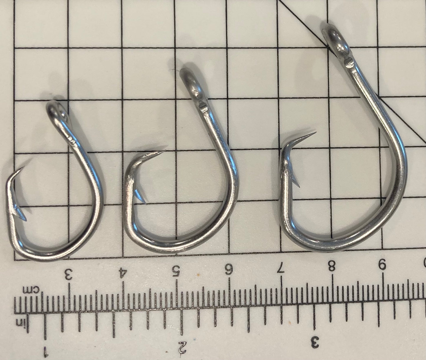 Circle Hooks BIG GAME 5/0 to 16/0 Tuna-Grouper-Shark Chunk Bait Hooks