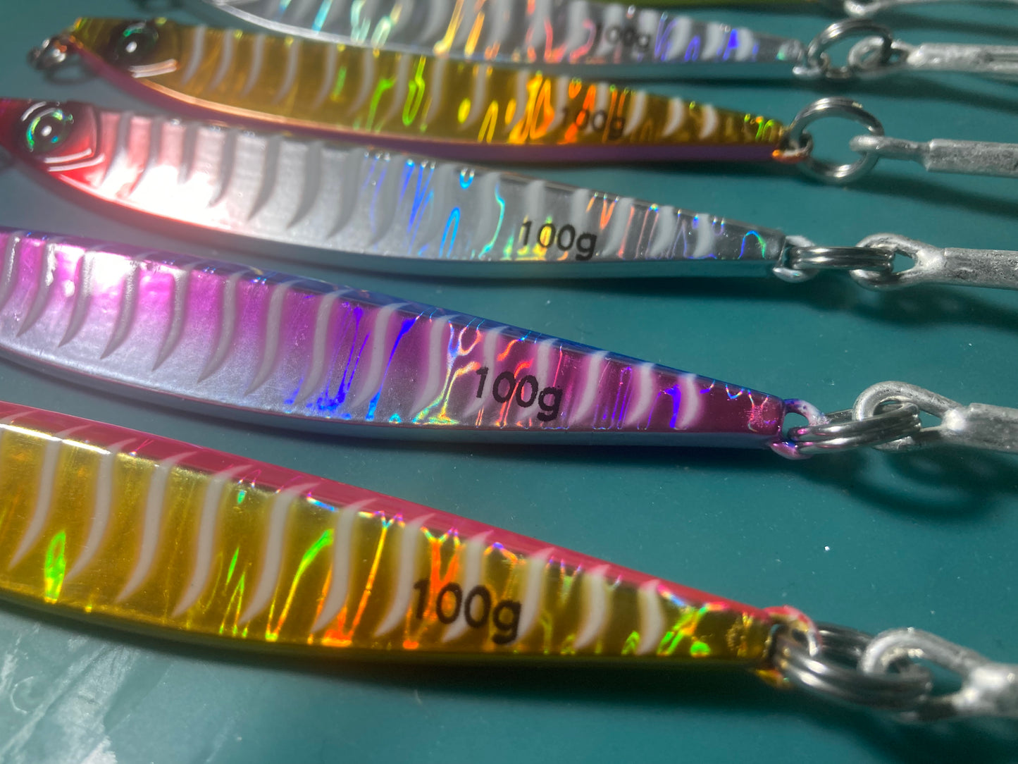 Tiger Knife Glow Speed Casting Jigs
