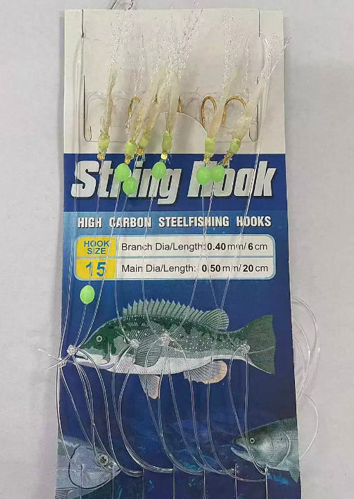10 PACKS of Sabiki Bait Fishing Rigs (6 Styles available)