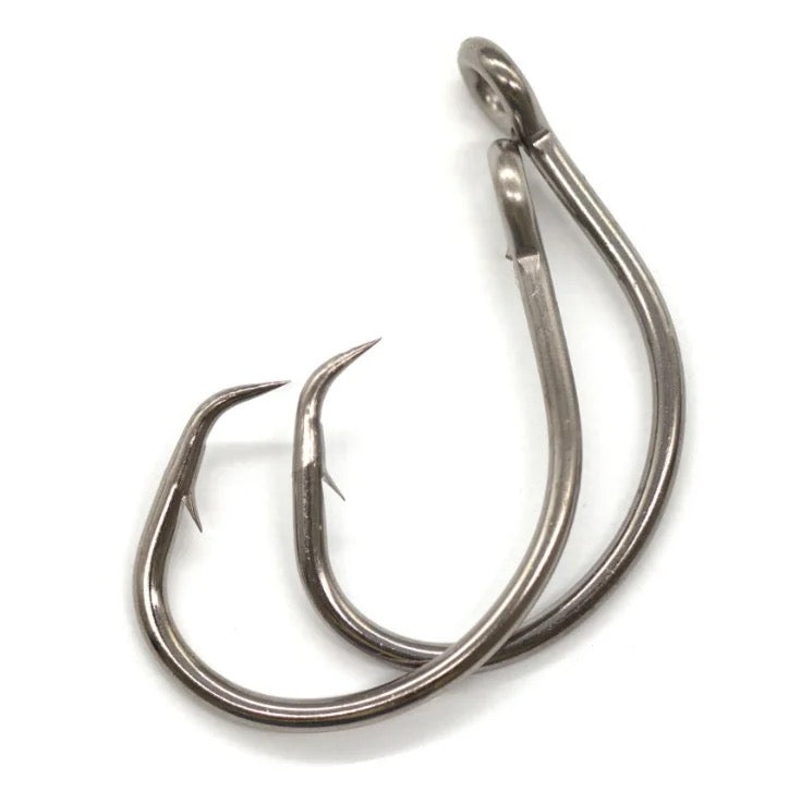 Circle Hooks BIG GAME 5/0 to 16/0 Tuna-Grouper-Shark Chunk Bait Hooks