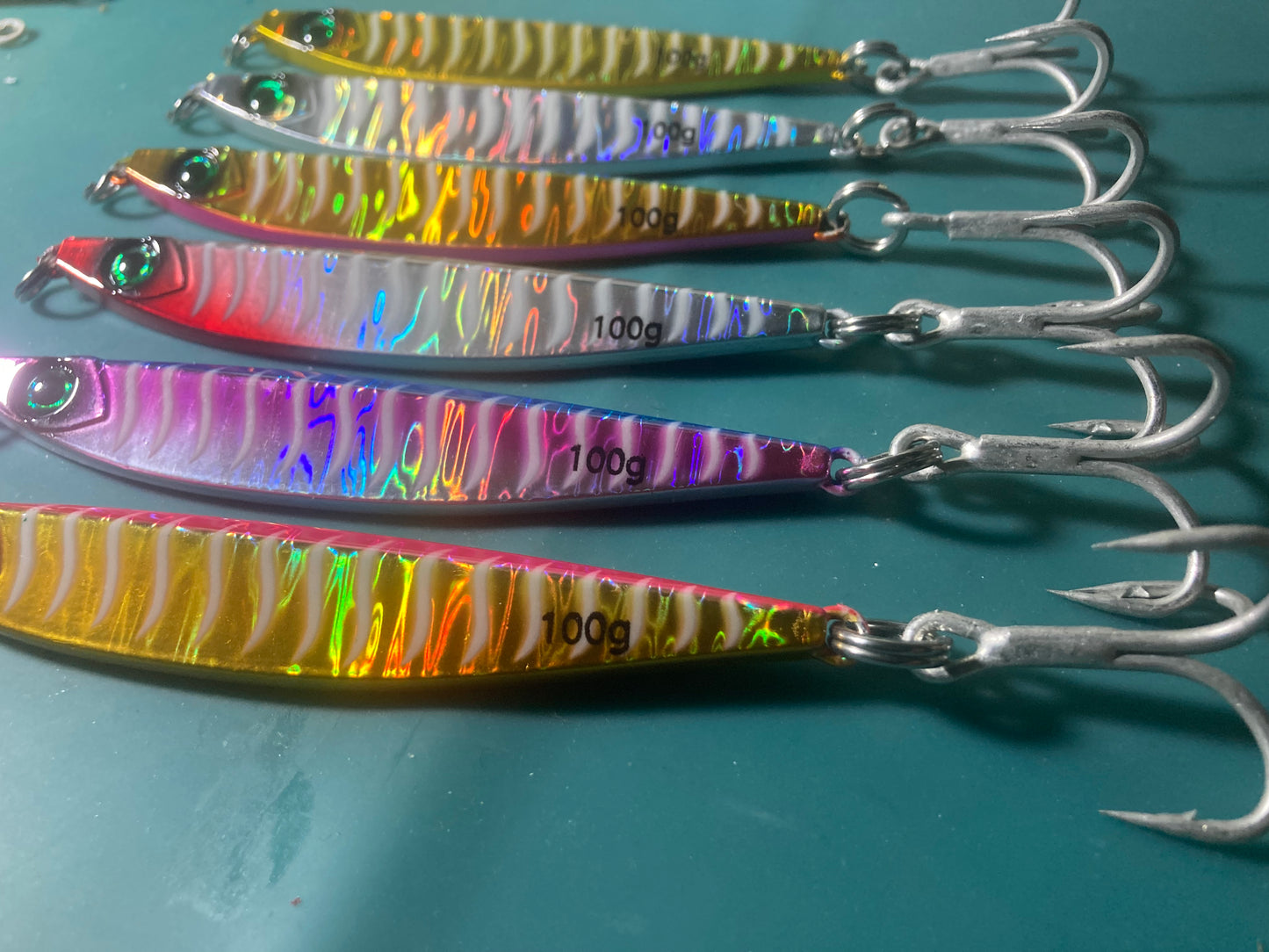Tiger Knife Glow Speed Casting Jigs