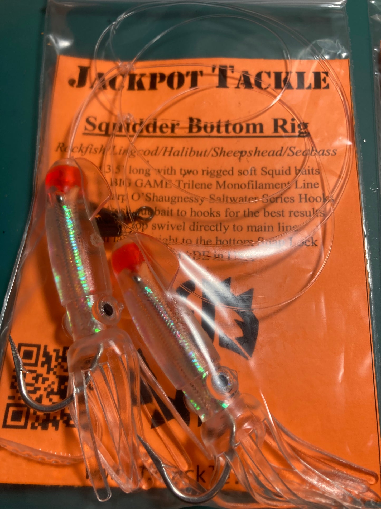 3.5” Double Squidder Rockfish/Bottom fishing hi lo rigs