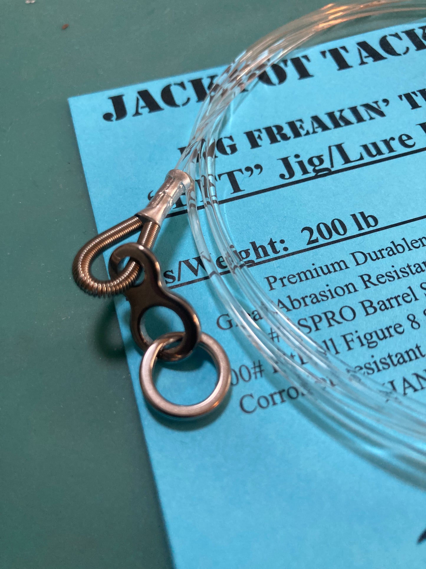 *BFT* 200 lb. 4’ Big Freakin’ Tuna Jig/Lure Leaders (2 PACK)
