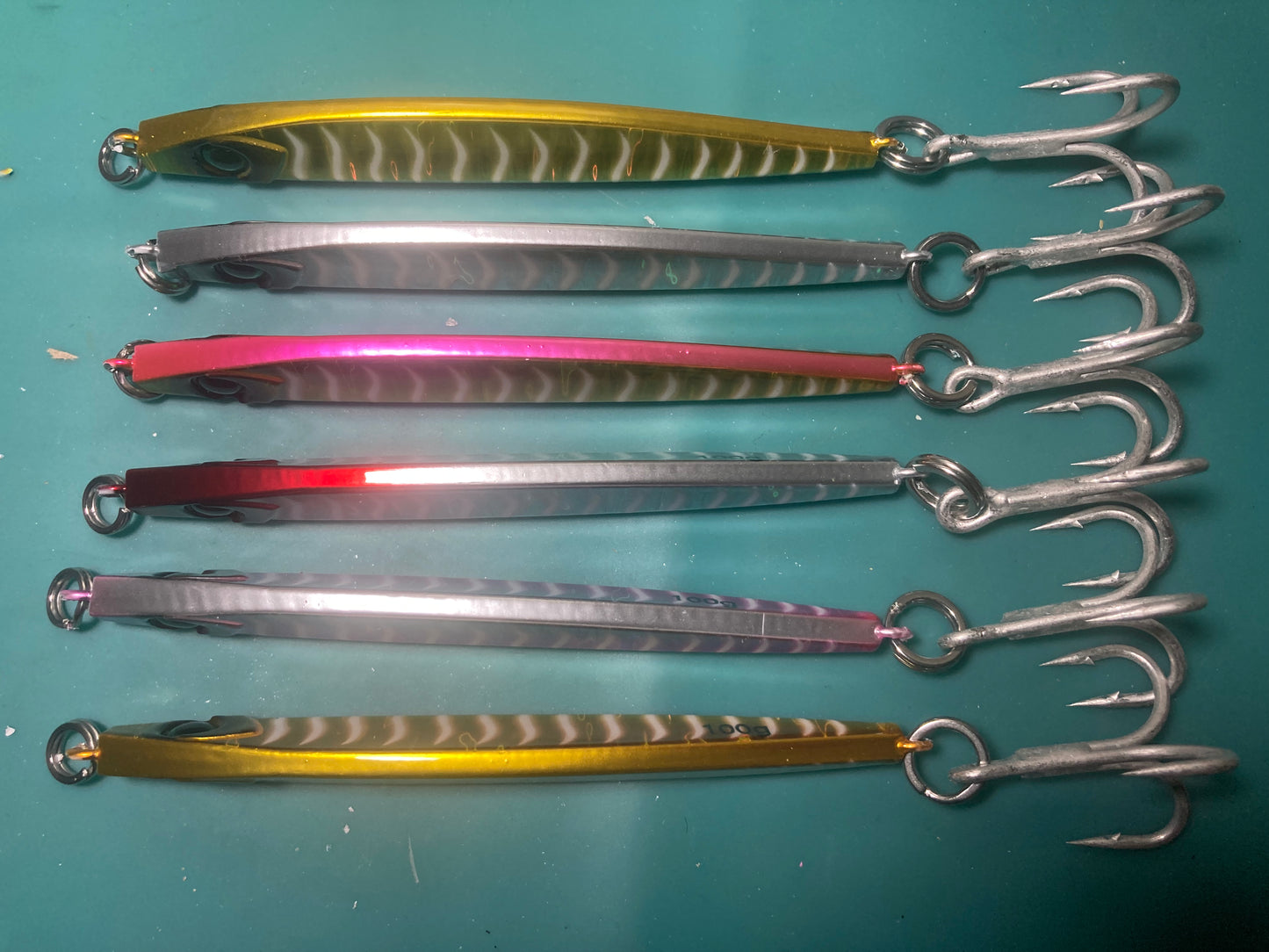 Tiger Knife Glow Speed Casting Jigs