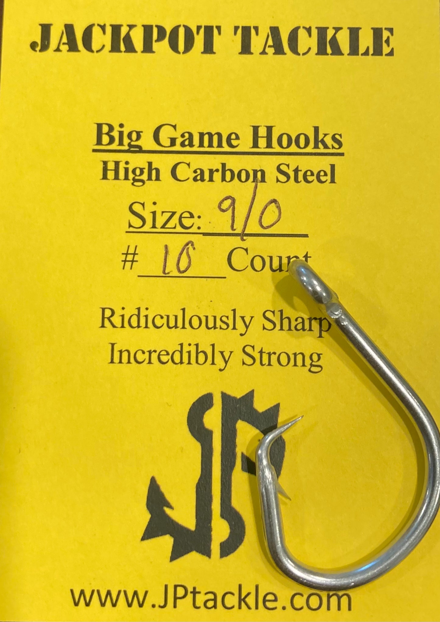 Circle Hooks BIG GAME 5/0 to 16/0 Tuna-Grouper-Shark Chunk Bait Hooks