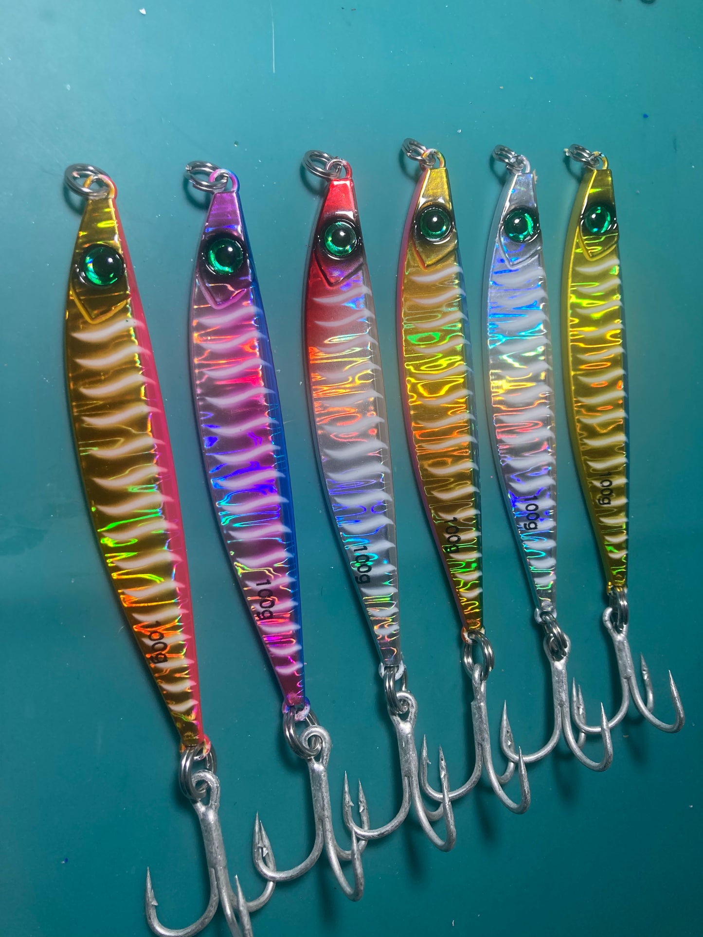 Tiger Knife Glow Speed Casting Jigs