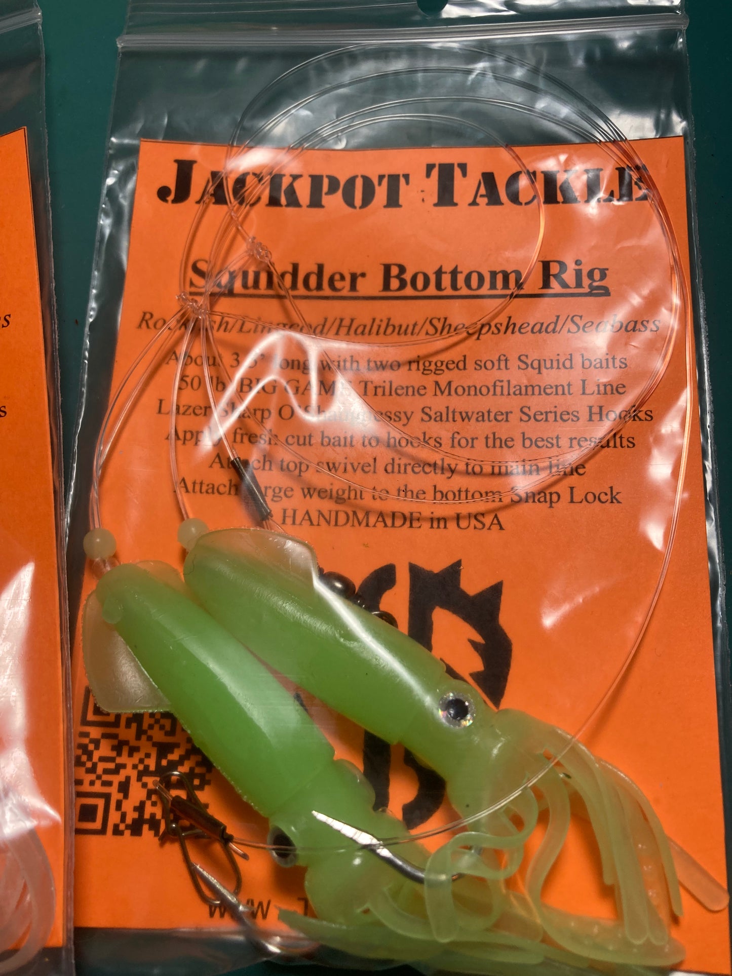 3.5” Double Squidder Rockfish/Bottom fishing hi lo rigs