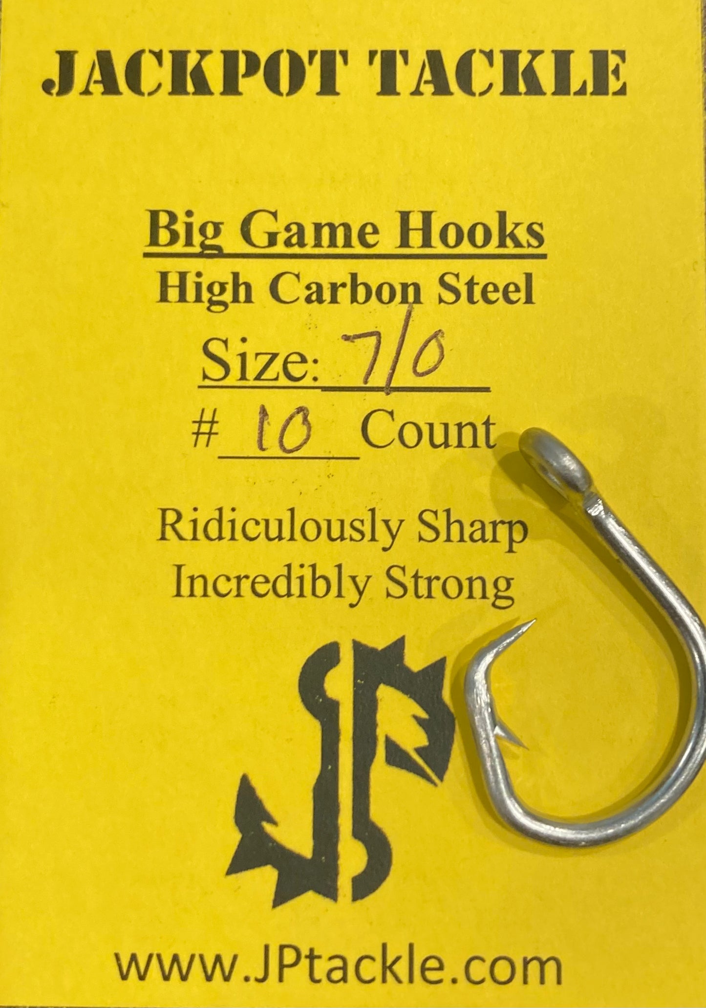 Circle Hooks BIG GAME 5/0 to 16/0 Tuna-Grouper-Shark Chunk Bait Hooks