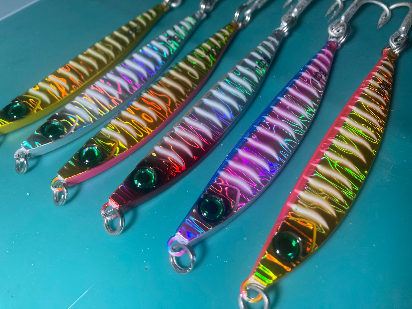 Tiger Knife Glow Speed Casting Jigs