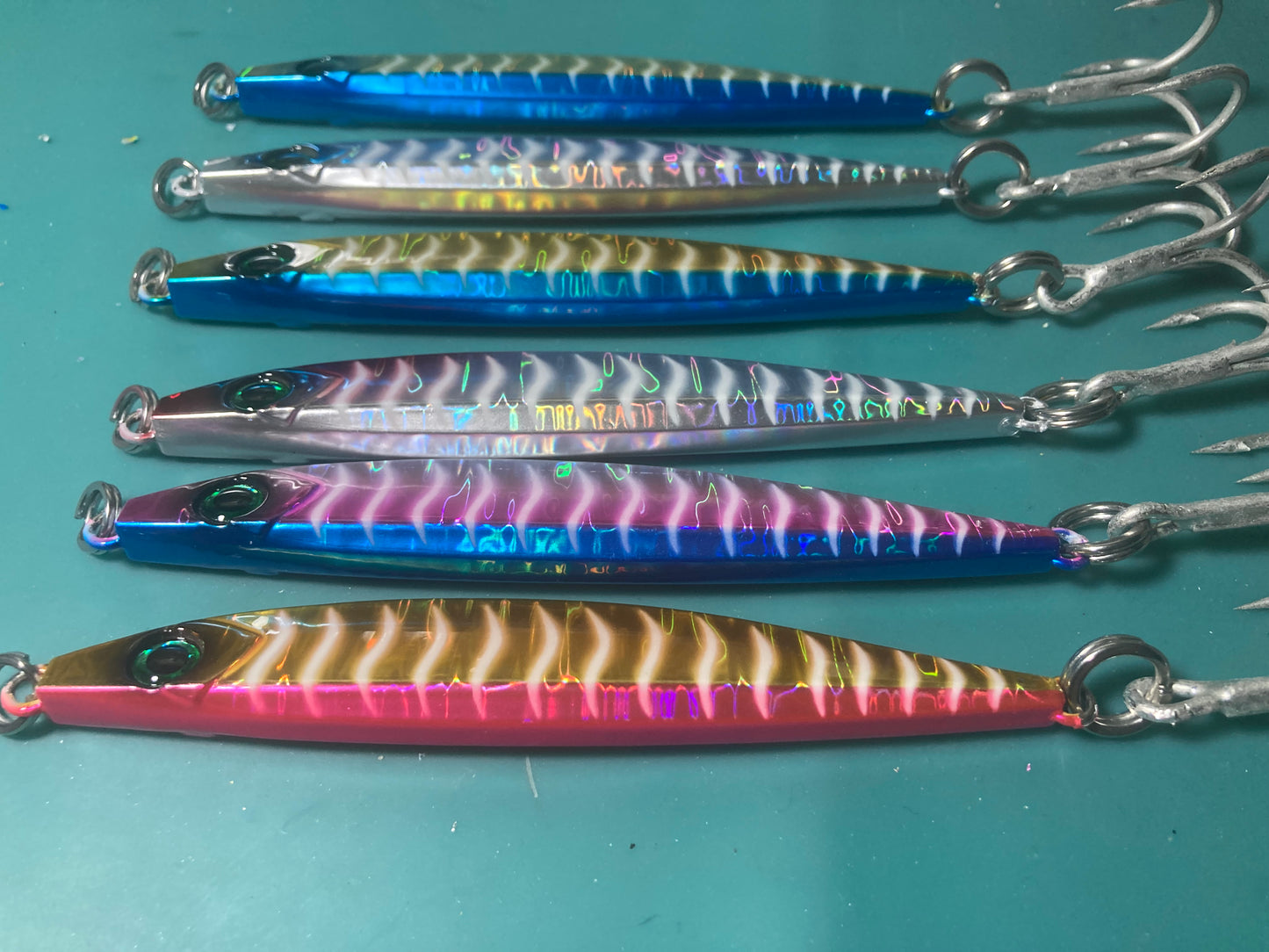 Tiger Knife Glow Speed Casting Jigs