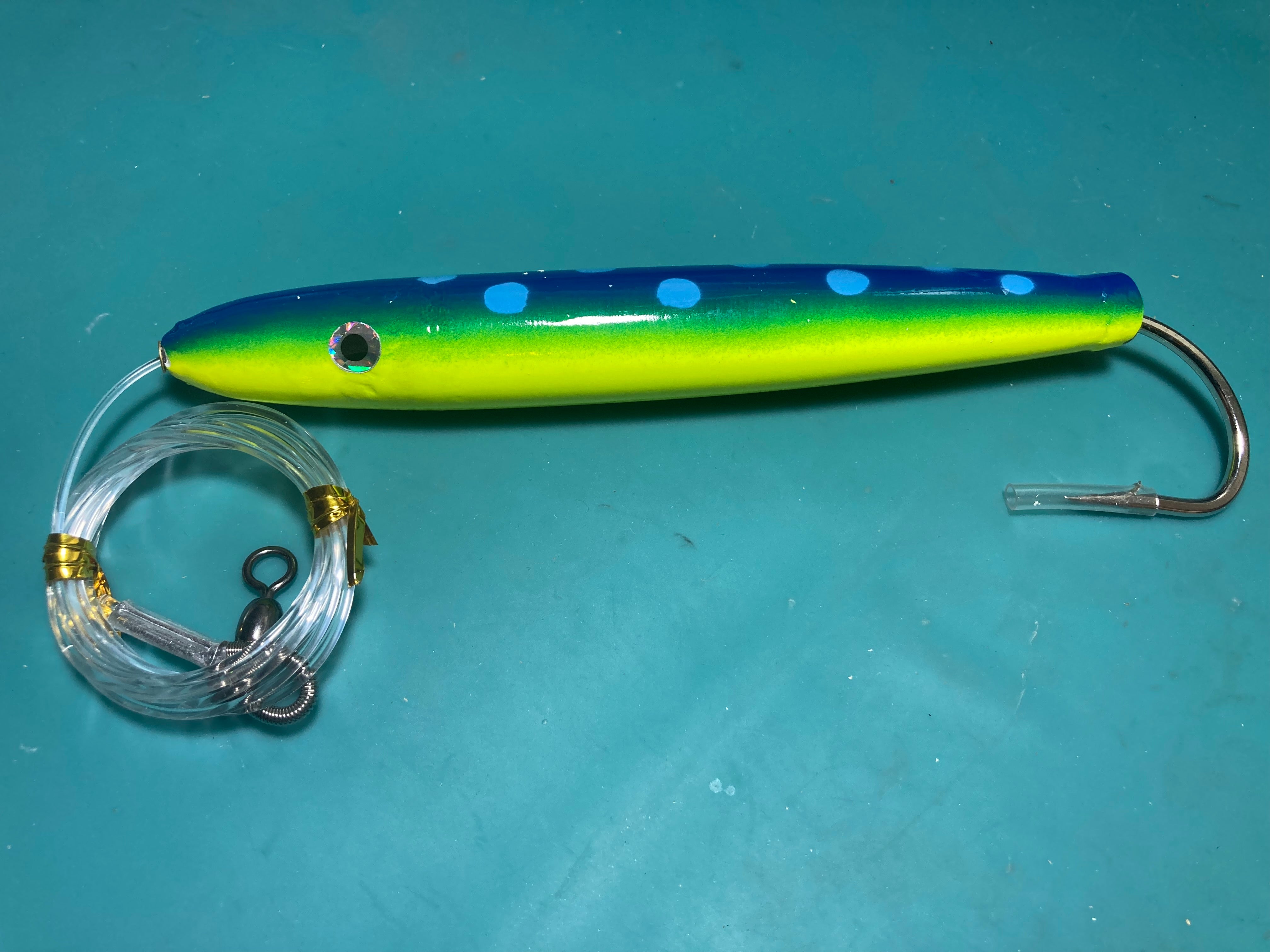 **SUPER SALE** 6” Cedar Plug Trolling Lure Rigged and Ready to Fish