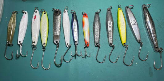 Surface Irons and Yo-Yo Jigs (Salas, Tady, Shimano, Sumo, UFO, Candybar) *USED/PREOWNED*