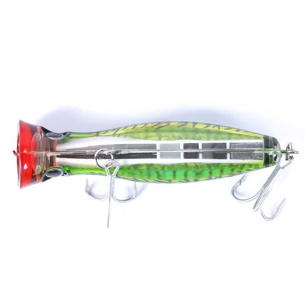 6 PACK of 5” Popper Lures Saltwater/Freshwater Topwater