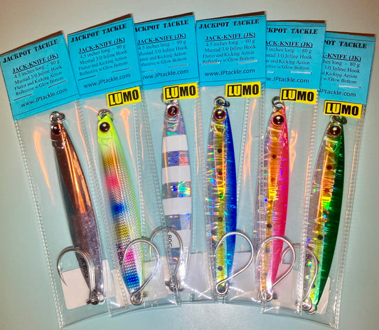 *Backordered*   Jack-Knife Casting Jigs (Sniper Jig) Glow Underbelly