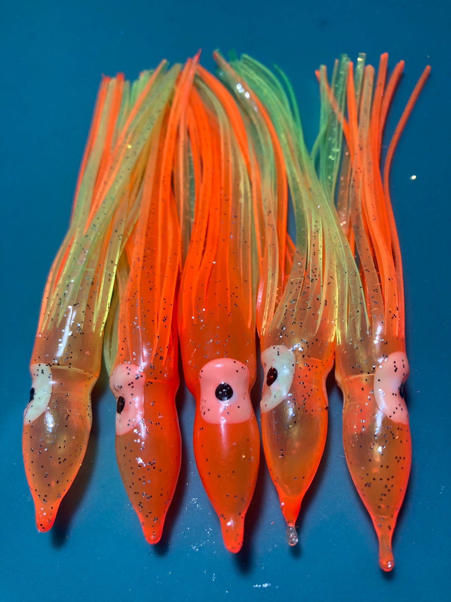 50 PACK!! Hoochie Squid Skirt Soft Plastic Tube Skirts