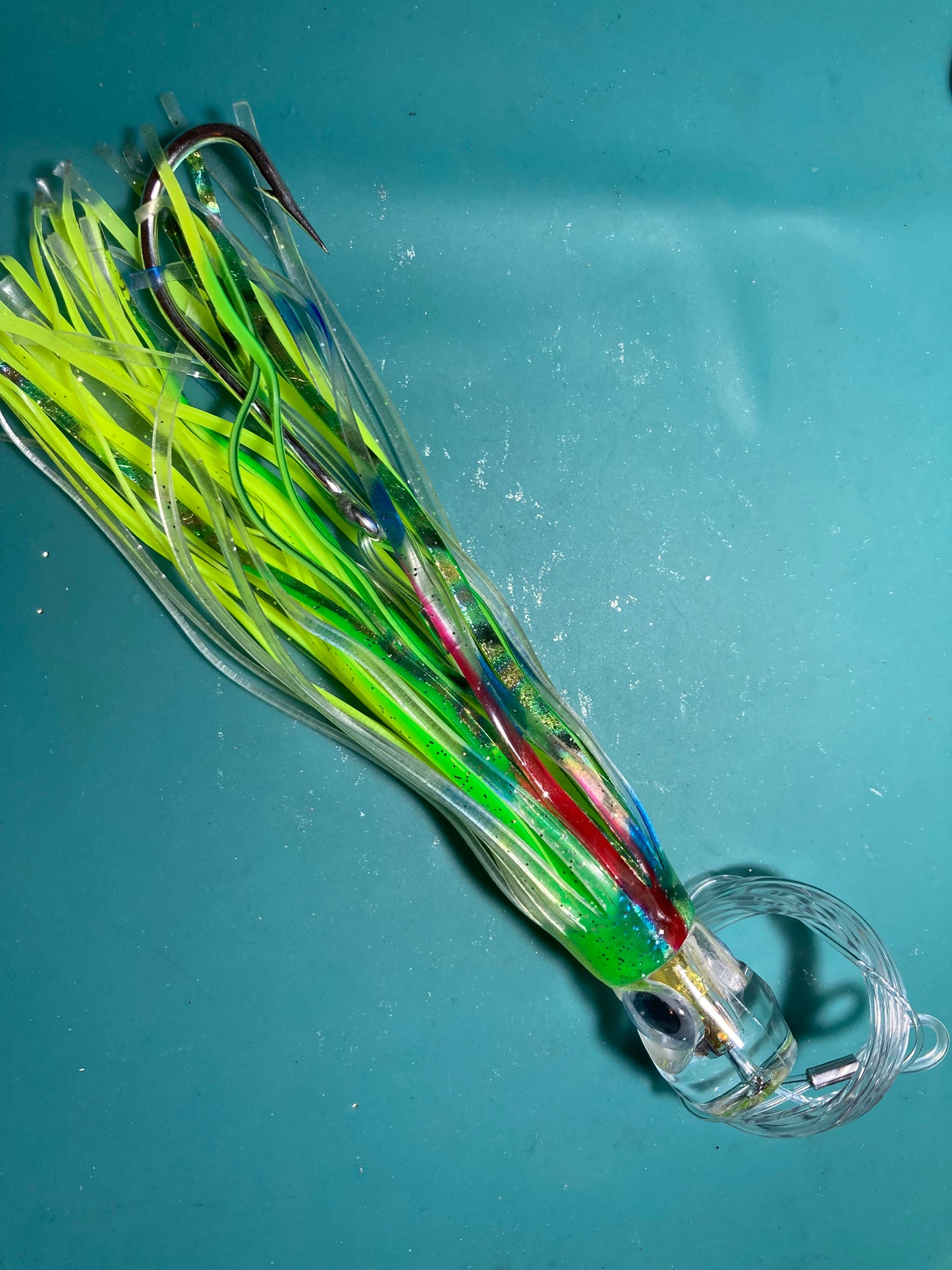 6 Pack of 6.5” Chugger Saltwater Trolling Lures Set With Lure Bag