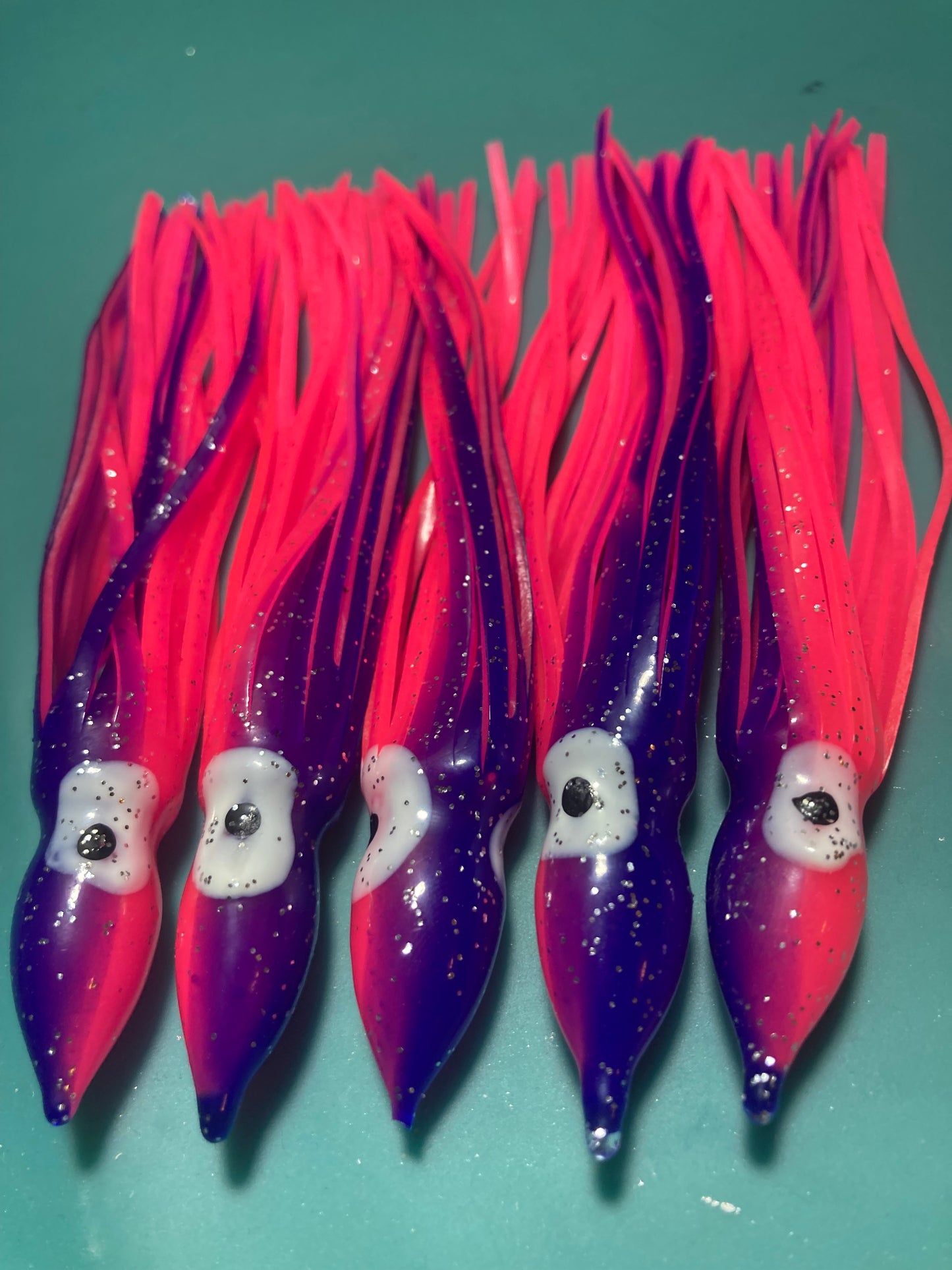 50 PACK!! Hoochie Squid Skirt Soft Plastic Tube Skirts
