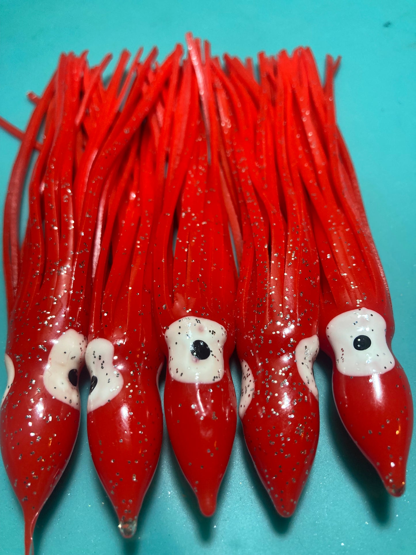 50 PACK!! Hoochie Squid Skirt Soft Plastic Tube Skirts