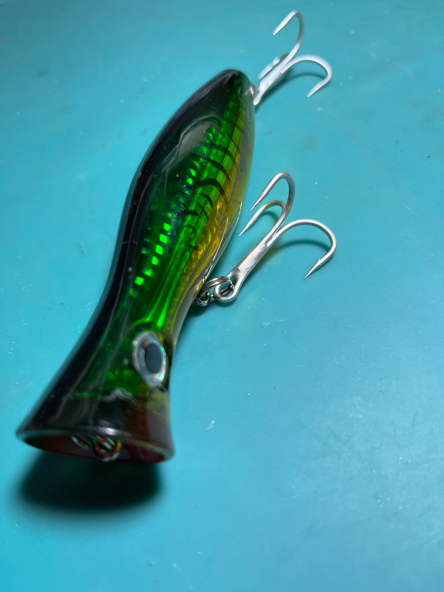 6 PACK of 5” Popper Lures Saltwater/Freshwater Topwater