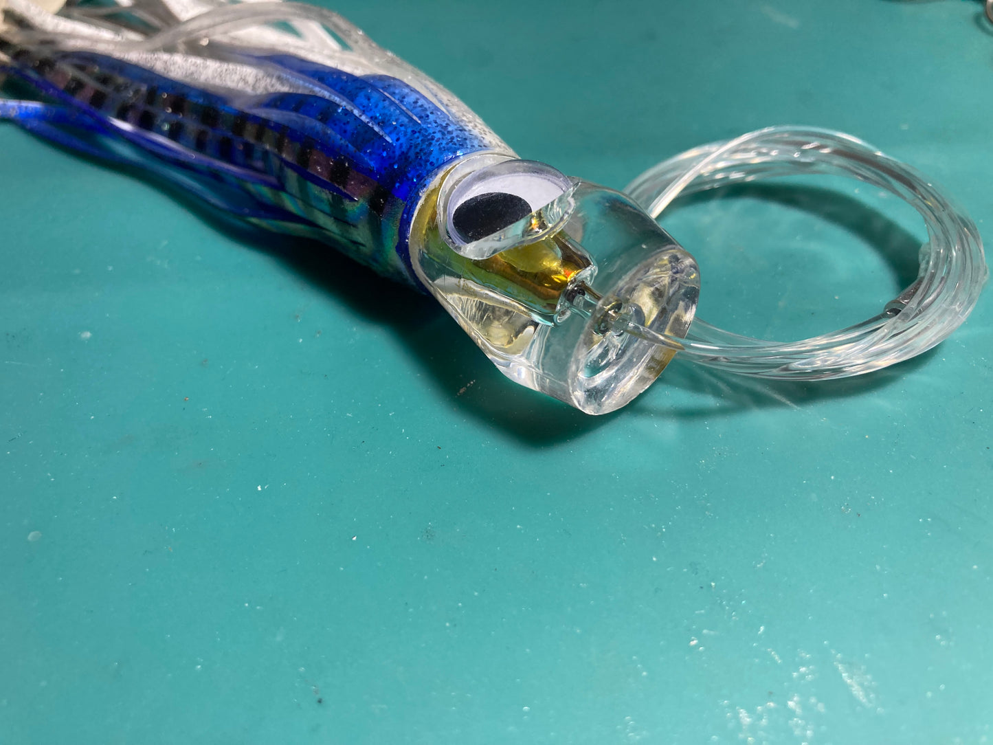 6 Pack of 6.5” Chugger Saltwater Trolling Lures Set With Lure Bag