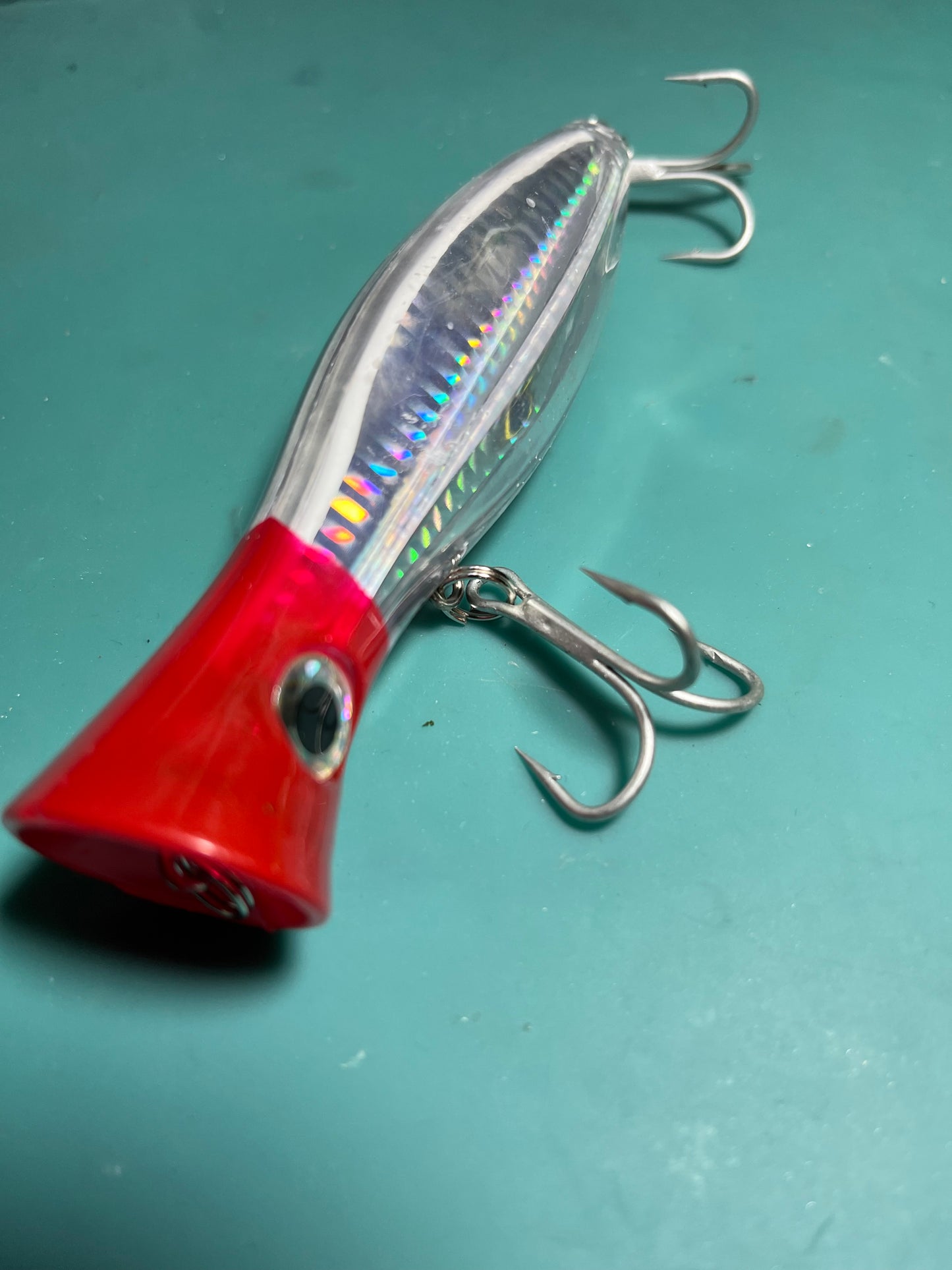 6 PACK of 5” Popper Lures Saltwater/Freshwater Topwater