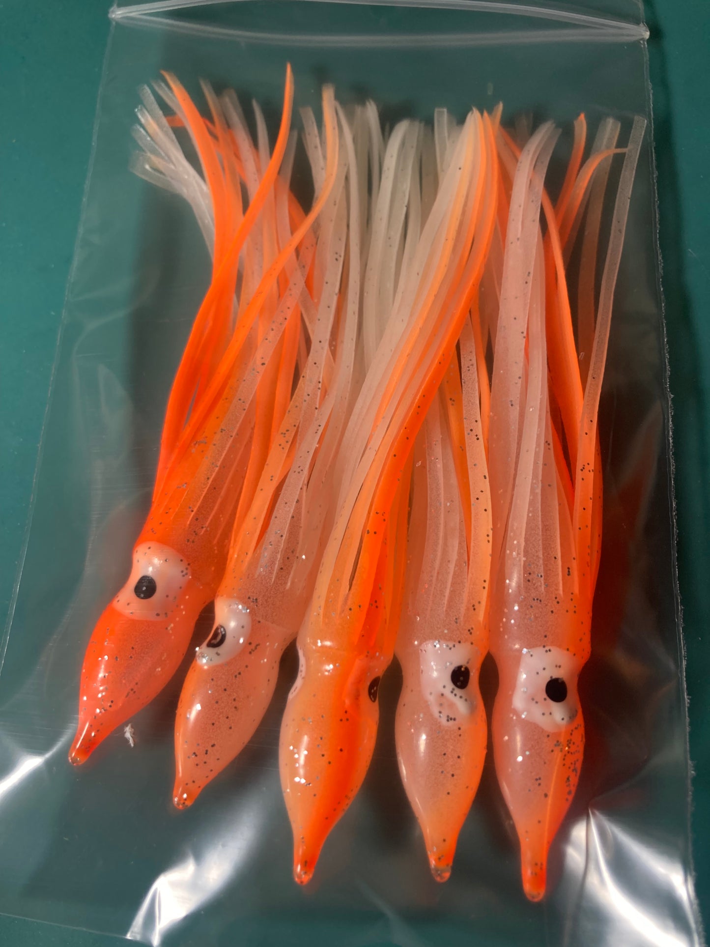 50 PACK!! Hoochie Squid Skirt Soft Plastic Tube Skirts