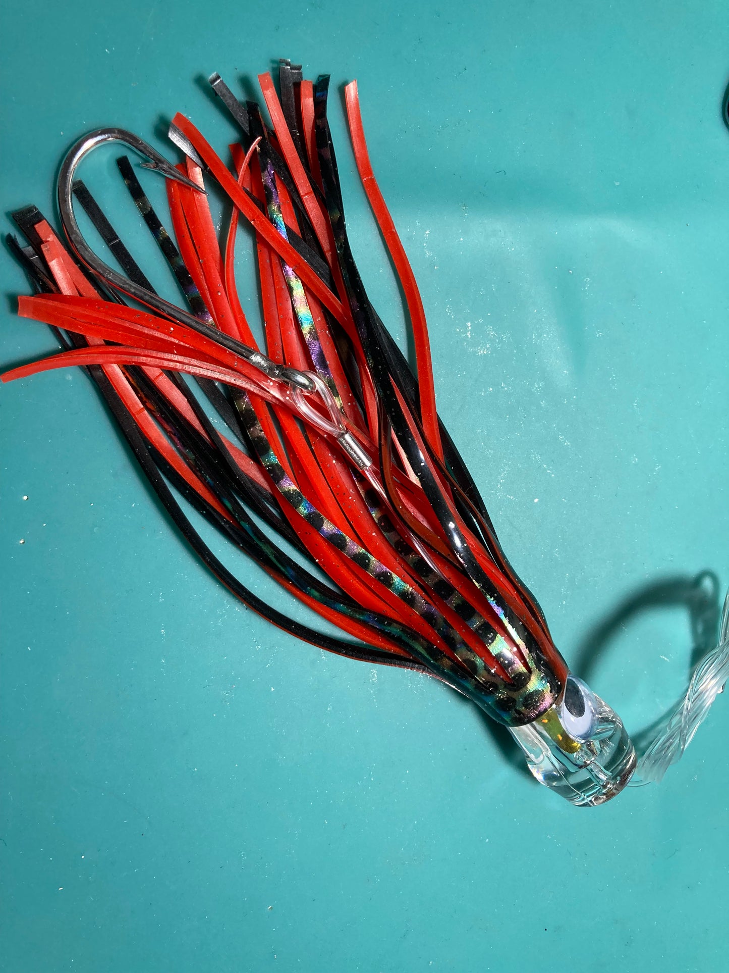 6 Pack of 6.5” Chugger Saltwater Trolling Lures Set With Lure Bag