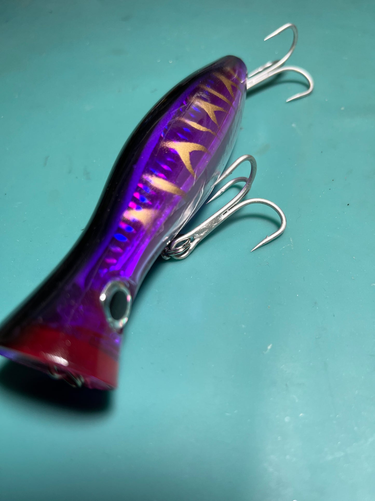 6 PACK of 5” Popper Lures Saltwater/Freshwater Topwater