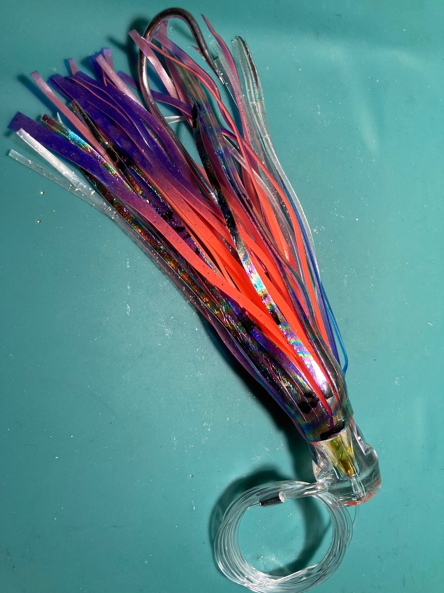 6 Pack of 6.5” Chugger Saltwater Trolling Lures Set With Lure Bag