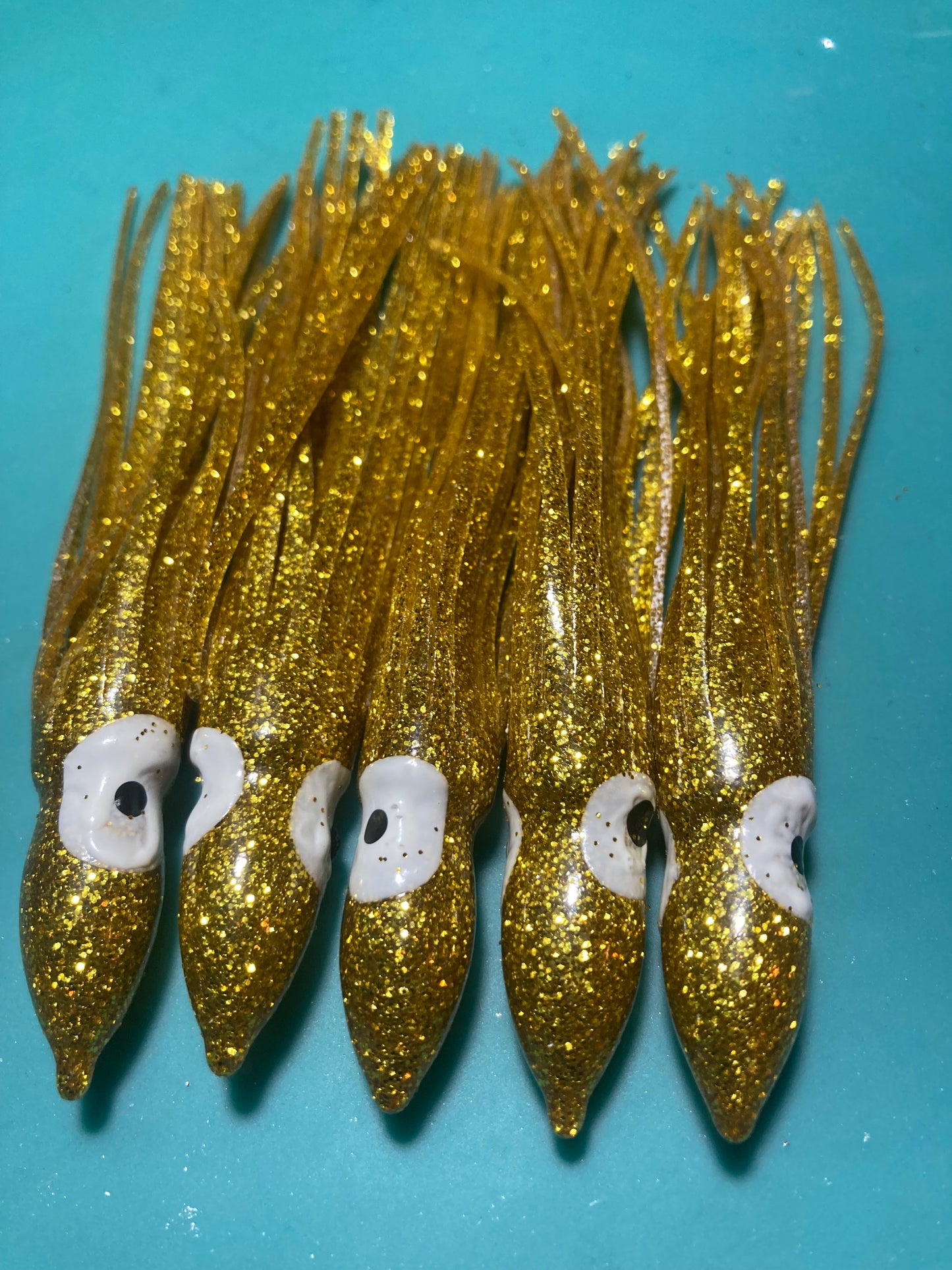 50 PACK!! Hoochie Squid Skirt Soft Plastic Tube Skirts