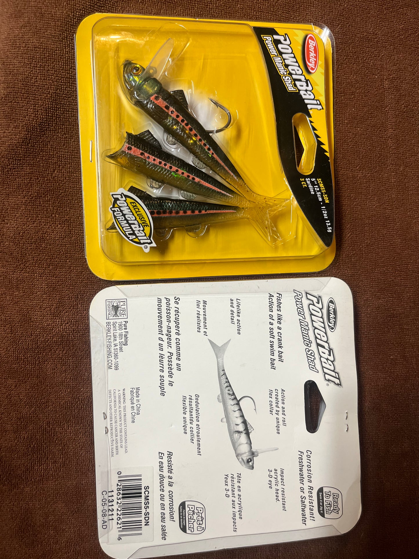 Berkley Powerbait 5” Power Manic Shad Swimbaits