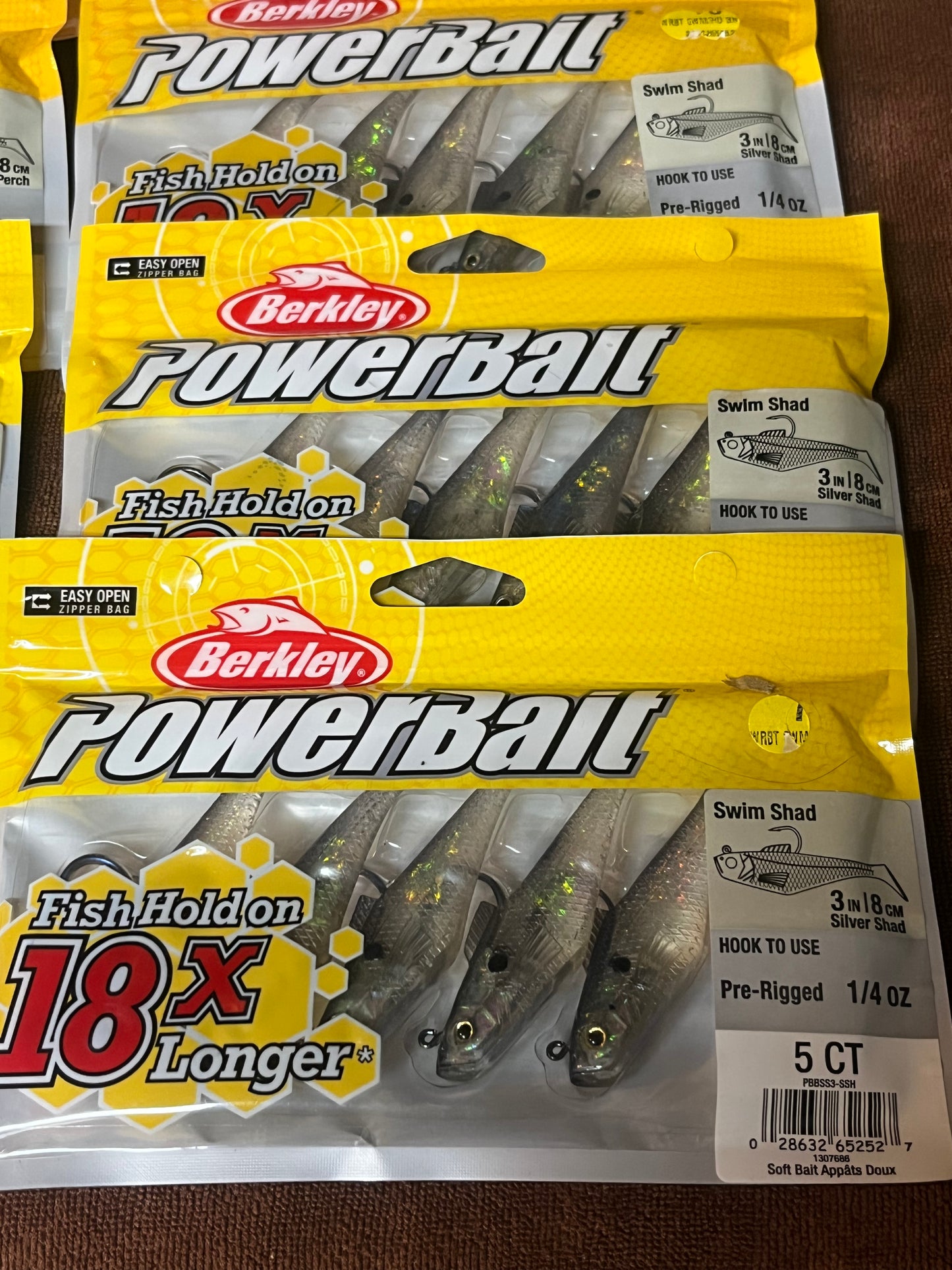 Berkley Powerbait 3” Swim Shad 5 count