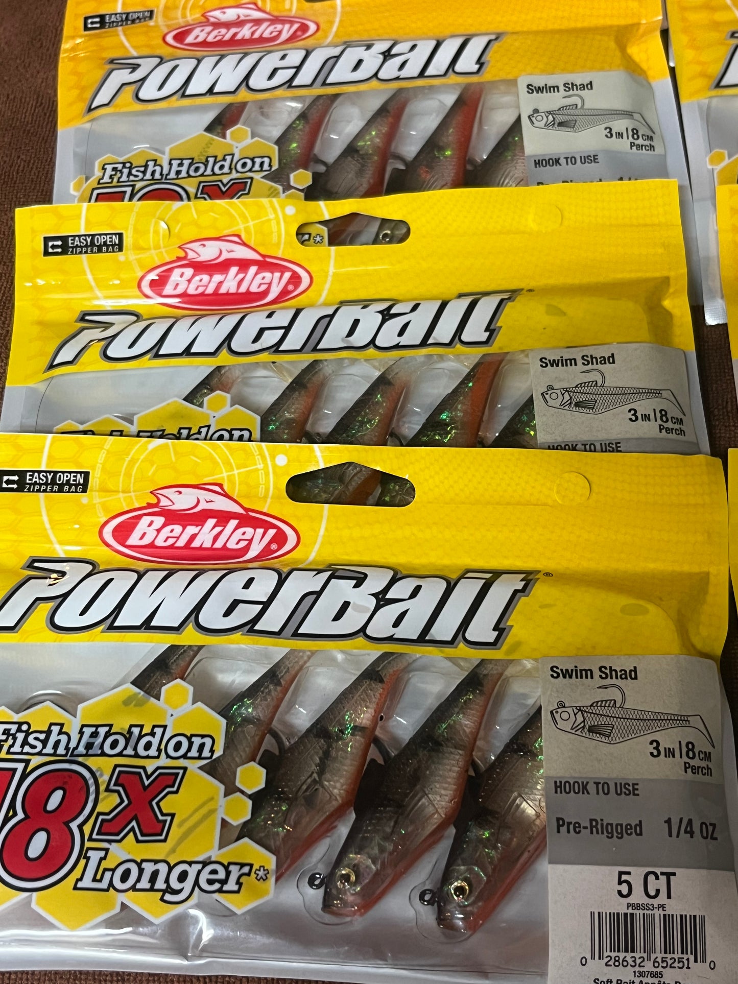 Berkley Powerbait 3” Swim Shad 5 count