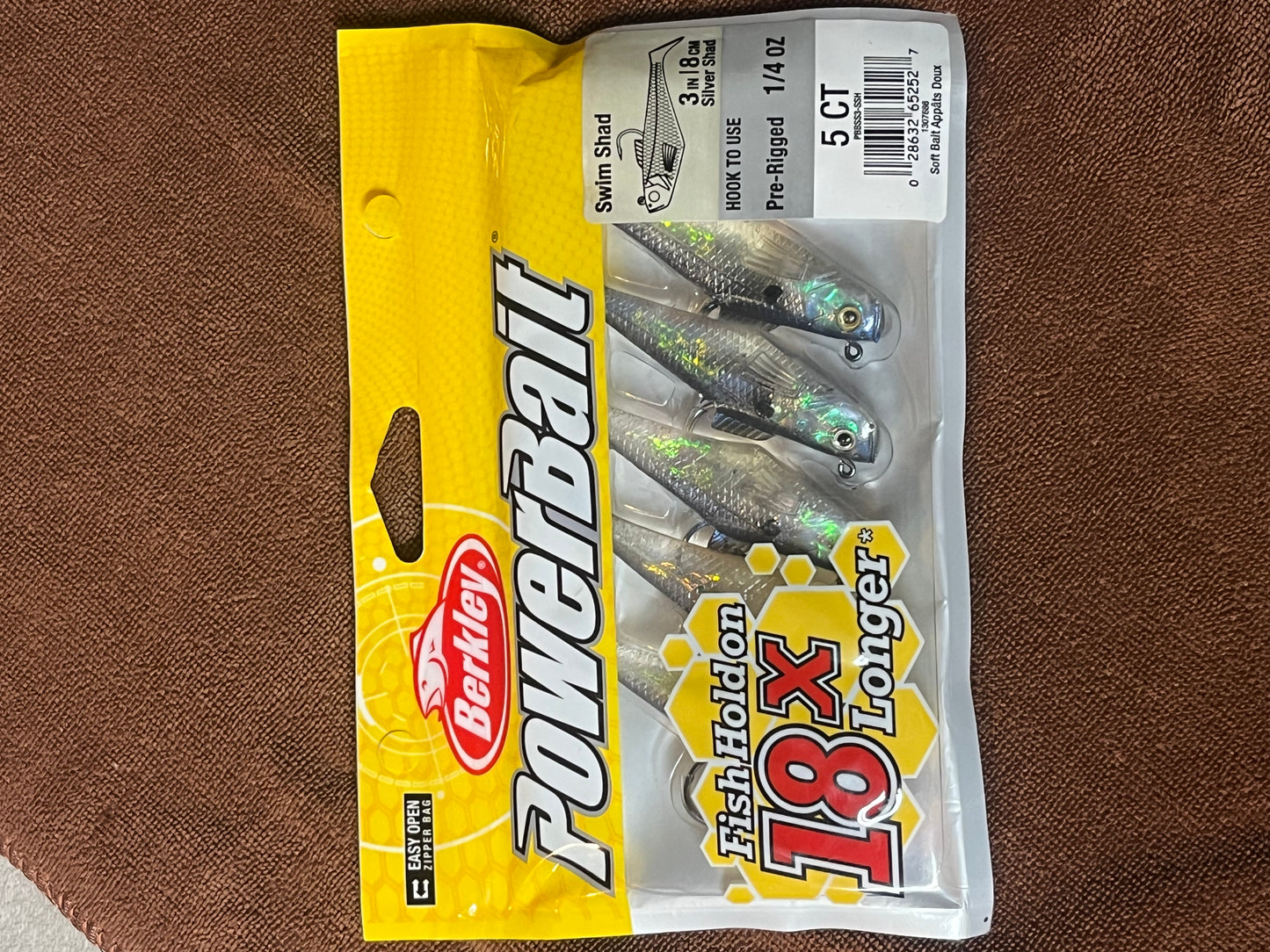 Berkley Powerbait 3” Swim Shad 5 count