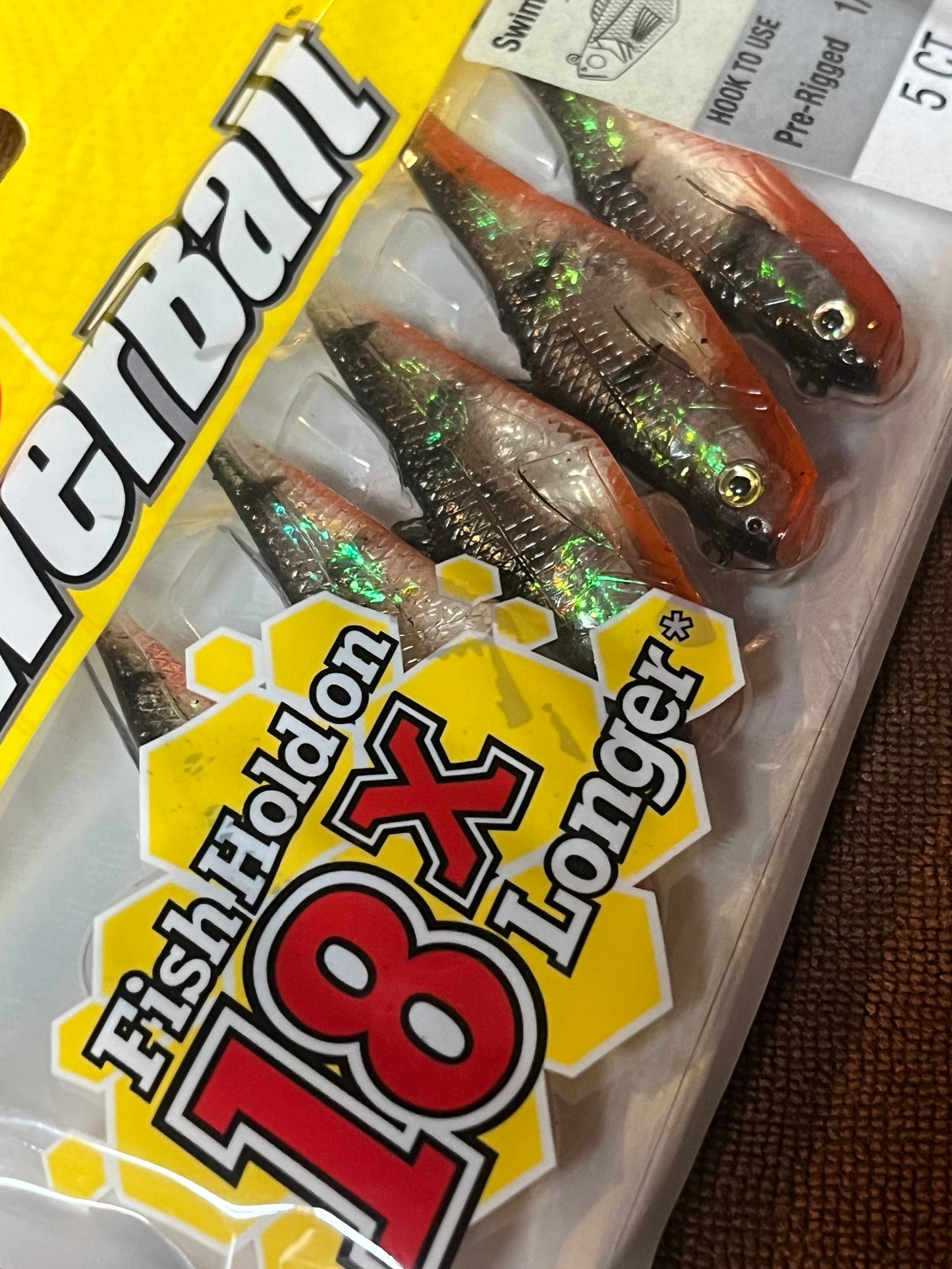 Berkley Powerbait 3” Swim Shad 5 count
