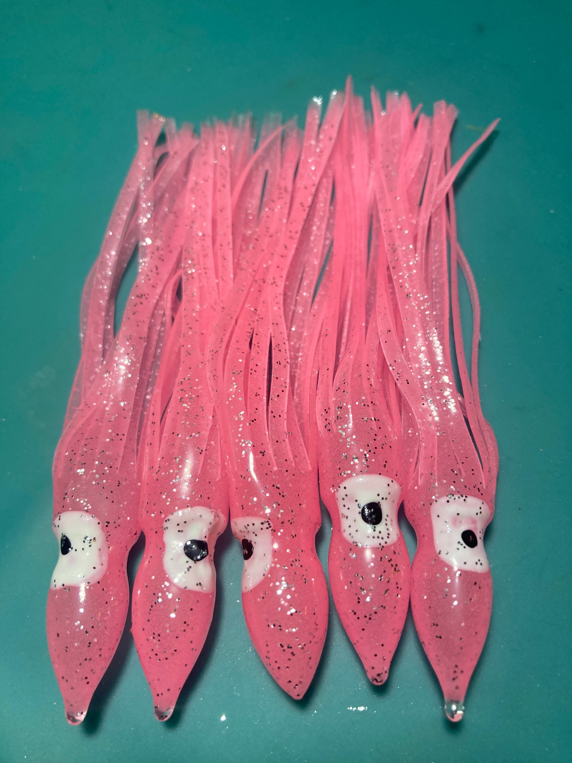 Red 28cm Bionic Octopus Skirt Soft PVC Sea Trolling Fishing Lures