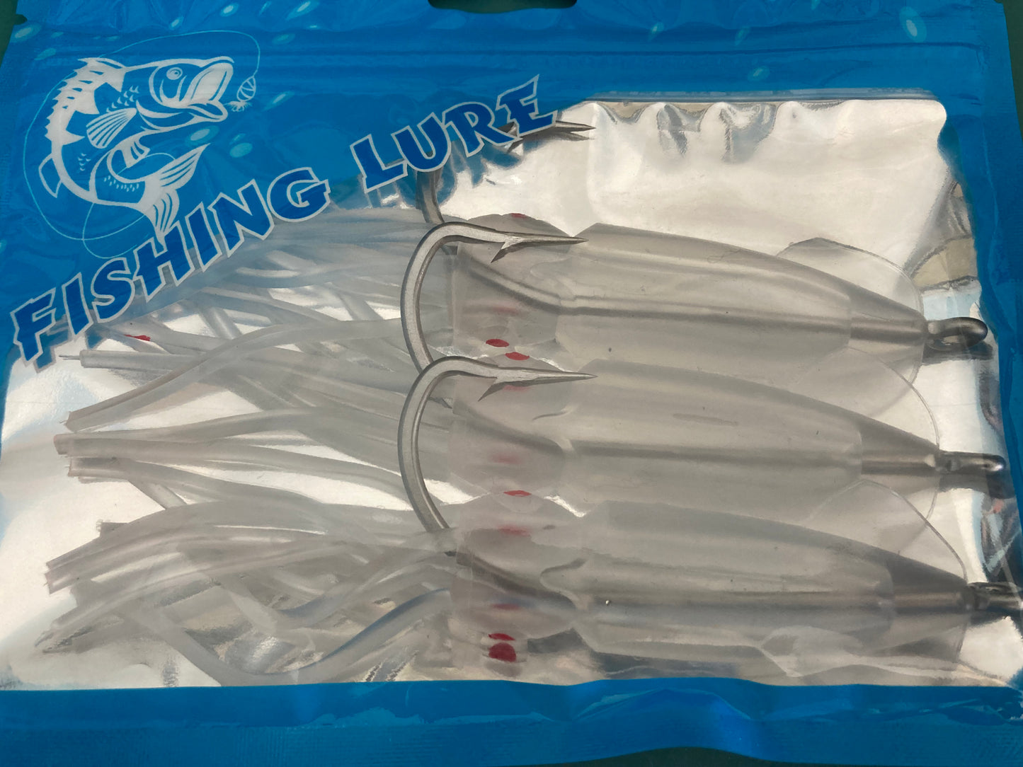 5” Squid Bait Packs - with 9/0 long shank hooks