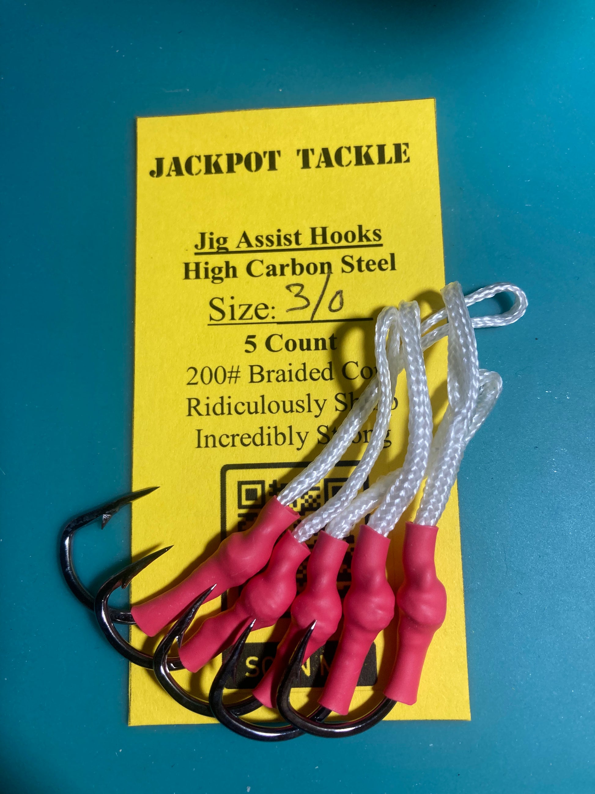 ASSIST HOOKS - 5 PACK sizes 1/0-12/0 – Jackpot Tackle