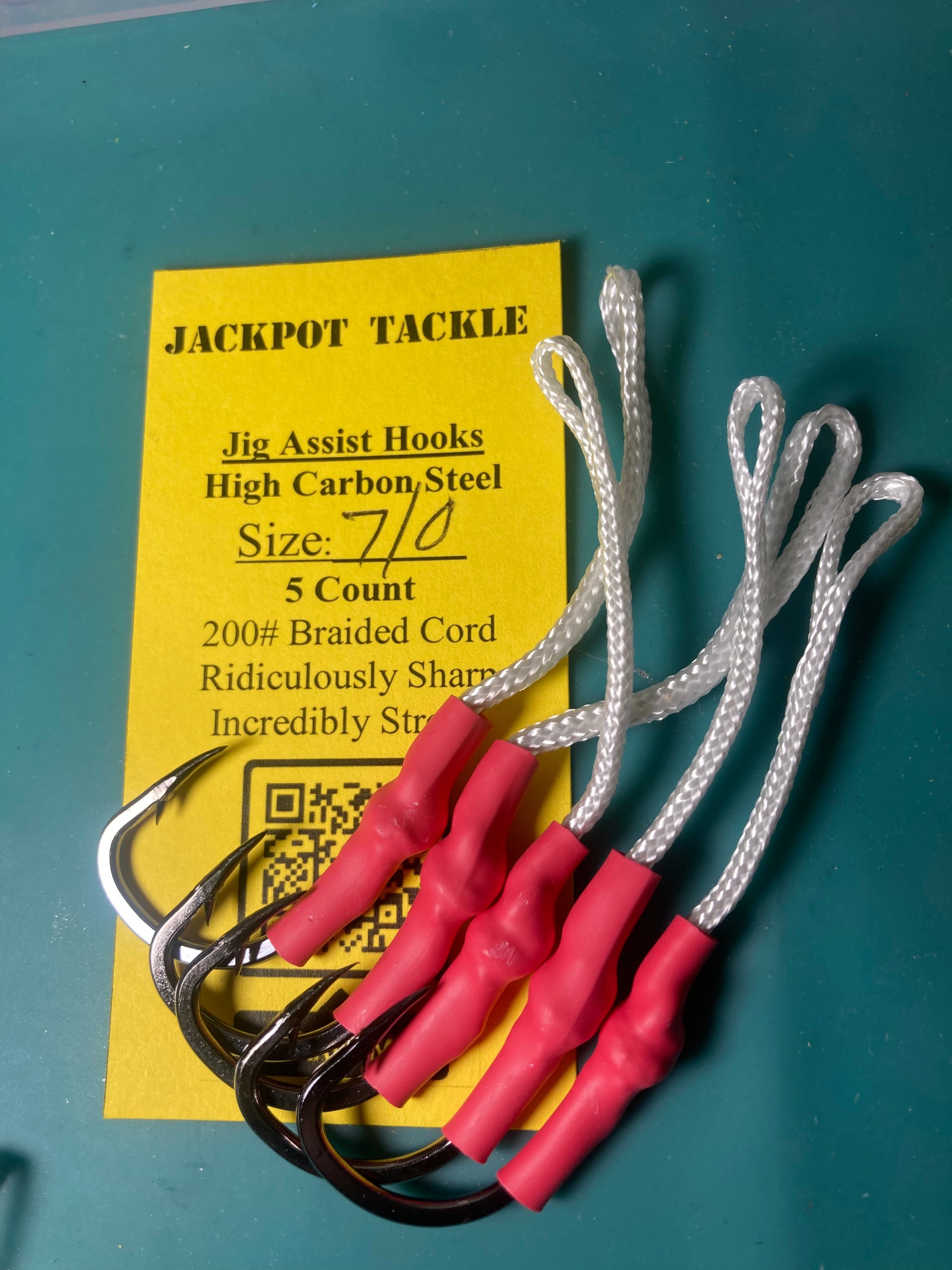 ASSIST HOOKS - 5 PACK sizes 1/0-12/0 – Jackpot Tackle